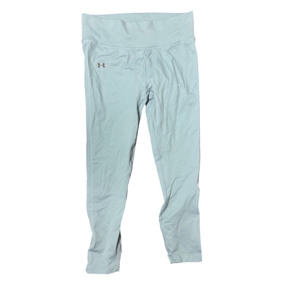 Under Armour Rush Seamless Leggings Blue Excellent Athletic Training